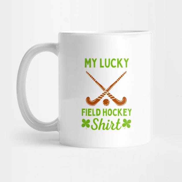 Lucky Field Hockey Tee by footballomatic